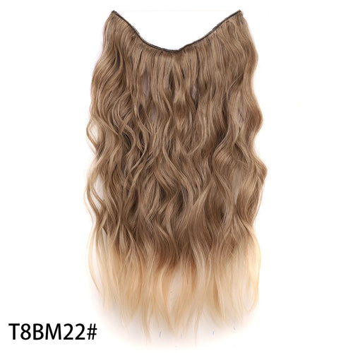  Synthetic Invisible Wire Hair Extensions 20 Inch cashymart