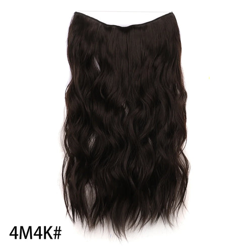  Synthetic Invisible Wire Hair Extensions 20 Inch cashymart