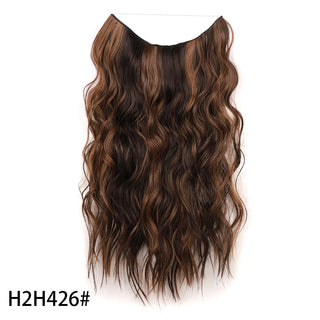  Synthetic Invisible Wire Hair Extensions 20 Inch cashymart