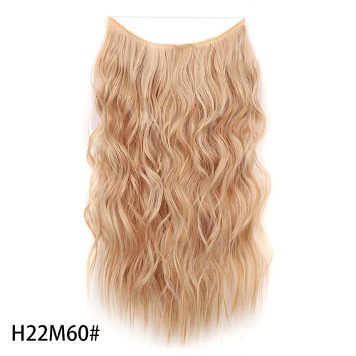  Synthetic Invisible Wire Hair Extensions 20 Inch cashymart