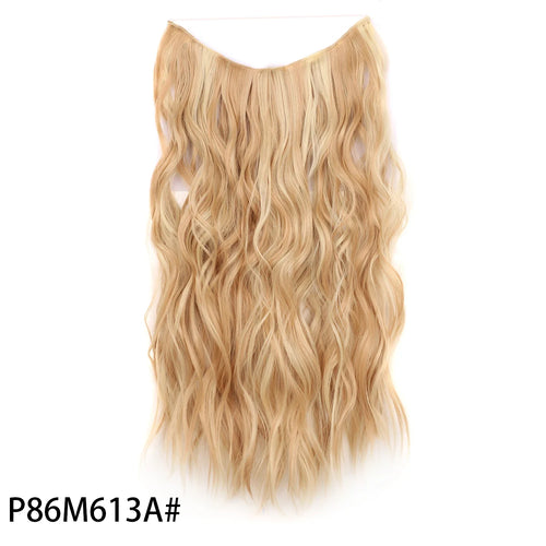  Synthetic Invisible Wire Hair Extensions 20 Inch cashymart
