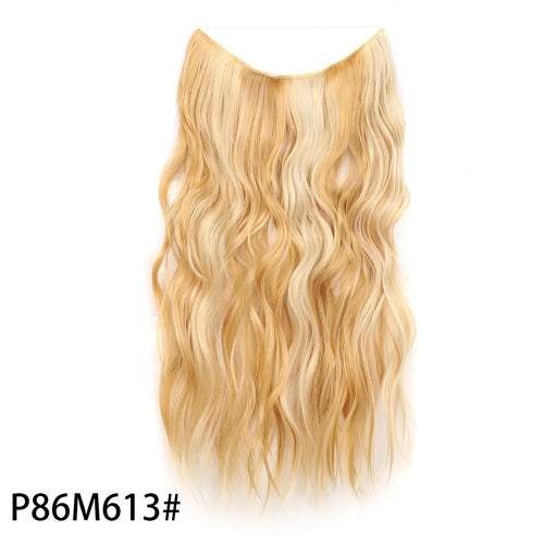  Synthetic Invisible Wire Hair Extensions 20 Inch cashymart