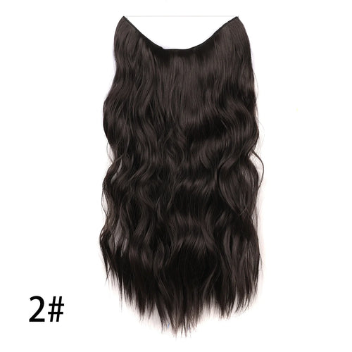  Synthetic Invisible Wire Hair Extensions 20 Inch cashymart
