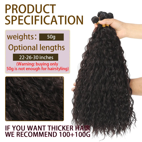  Synthetic Long Curly Hair Extensions 22 to 30 Inch Ombre cashymart