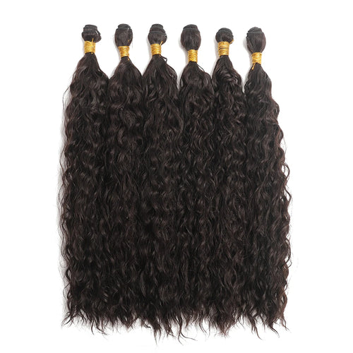  Synthetic Long Curly Hair Extensions 22 to 30 Inch Ombre cashymart