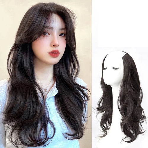  Synthetic Long Curly V-Shaped Wig for Women cashymart