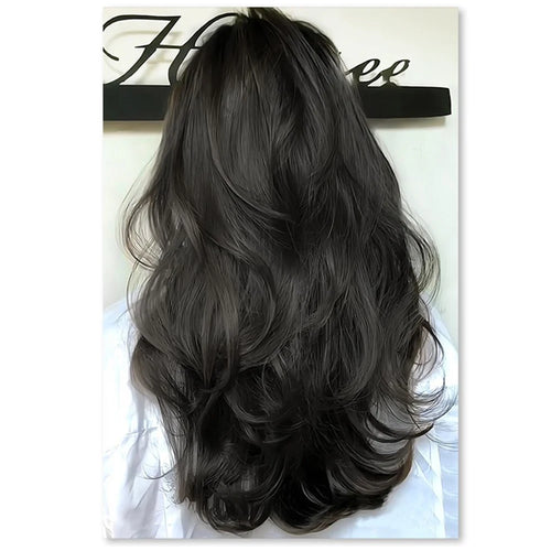  Synthetic Long Curly V-Shaped Wig for Women cashymart