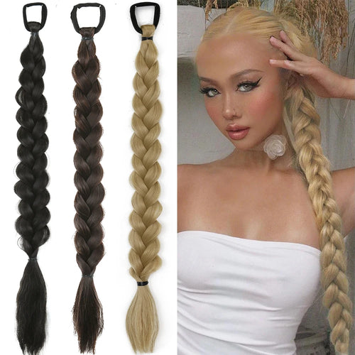  Synthetic Long Twist Braid Ponytail Extensions cashymart