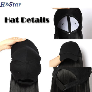  Synthetic Short Straight Wig with Cap cashymart