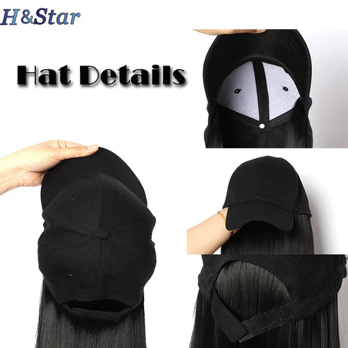  Synthetic Short Straight Wig with Cap cashymart