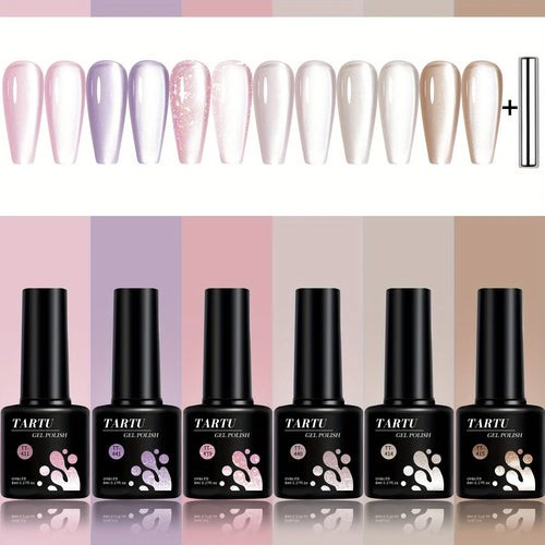  TARTU 6pcs Cat Eye Gel Nail Polish Set cashymart