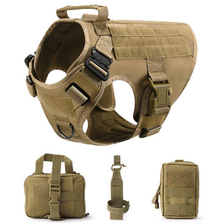 Tactical Military Dog Harness and Leash Set cashymart