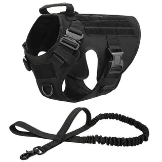  Tactical Military Dog Harness and Leash Set cashymart
