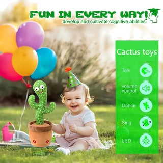  Talking Dancing Cactus Toys for Kids cashymart