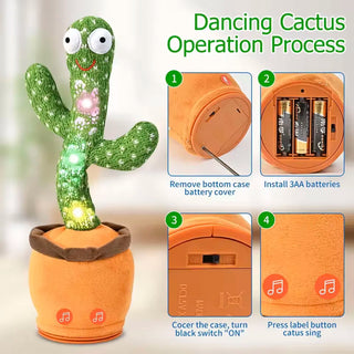  Talking Dancing Cactus Toys for Kids cashymart