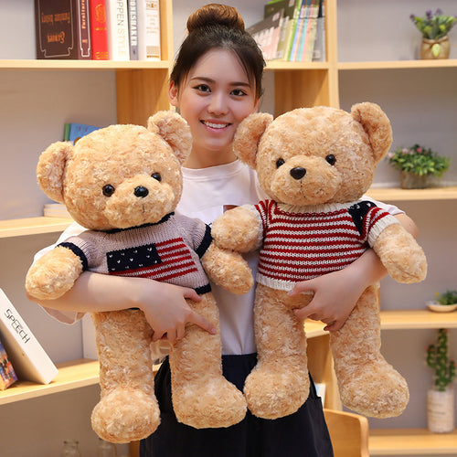  Teddy Bear with American Flag Sweater cashymart