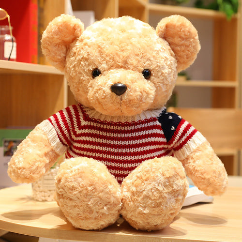  Teddy Bear with American Flag Sweater cashymart