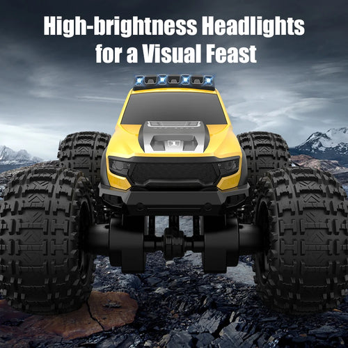  Teranty C8816 4WD Amphibious RC Stunt Monster Truck with LED Lights cashymart