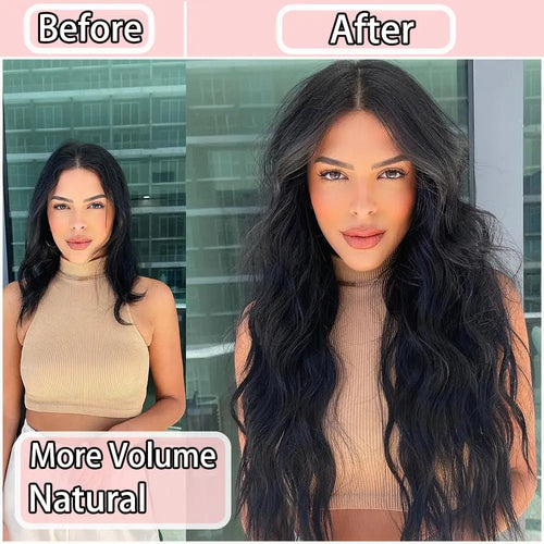  Thick Curly Clip In Hair Extensions Set cashymart