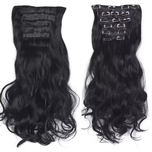  Thick Curly Clip In Hair Extensions Set cashymart