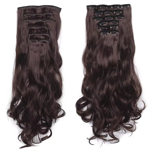  Thick Curly Clip In Hair Extensions Set cashymart