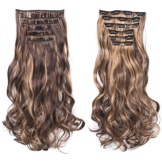  Thick Curly Clip In Hair Extensions Set cashymart
