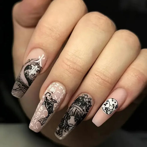  Tomie-Inspired Horror Press-On Nails cashymart