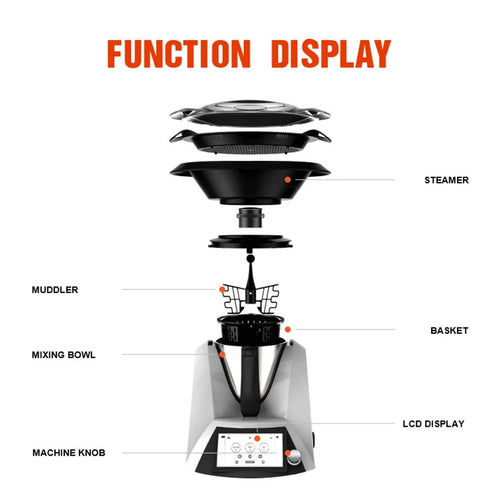  Touch-Controlled Food Processor cashymart