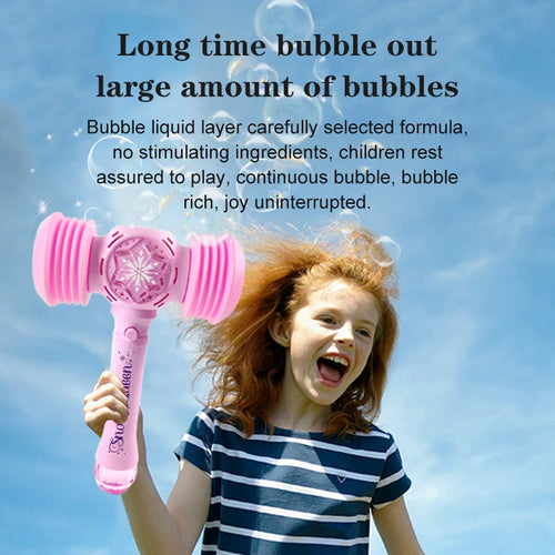  Toy Hammer Automatic Bubble Machine For Girls cashymart