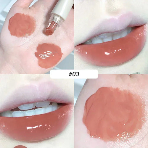  Transparent Jelly Lip Gloss Makeup Plumping Moisturizing Oil cashymart