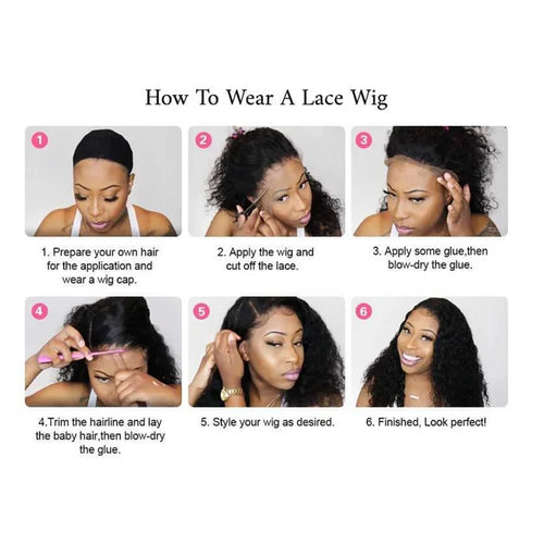  Transparent Lace Wig Short Straight cashymart