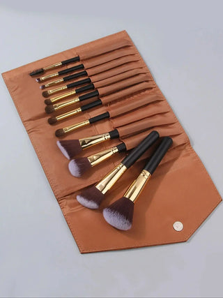  Travel Makeup Essentials Brush Set with Bag cashymart