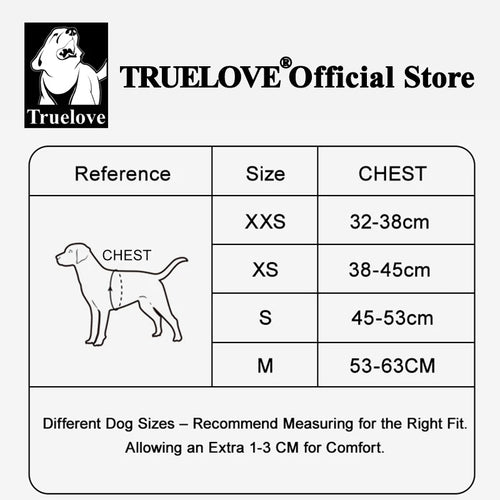  Truelove Floral Mesh Harness for Dogs Cats cashymart