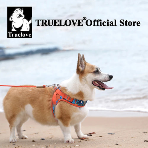  Truelove Floral Mesh Harness for Dogs Cats cashymart