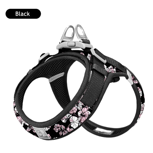  Truelove Floral Mesh Harness for Dogs Cats cashymart