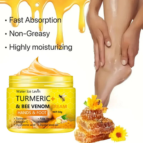  Turmeric Bee Venom Foot Hand Cream 50g cashymart