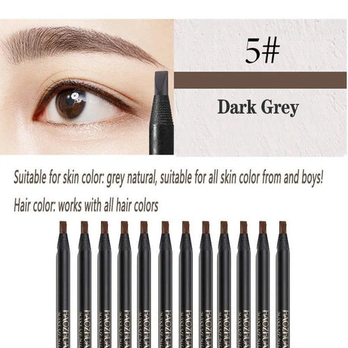  Ultimate 12PCS Waterproof Eyebrow Pencil Set for Flawless Brows cashymart