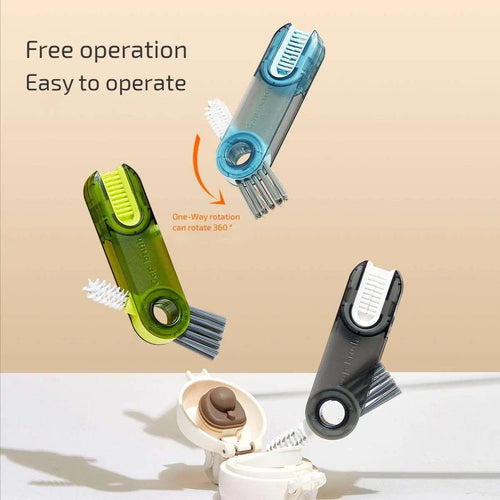  Ultimate 3-in-1 Tiny Bottle Brush for Effortless Cleaning cashymart