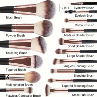  Ultimate Fluffy Makeup Brush Collection cashymart
