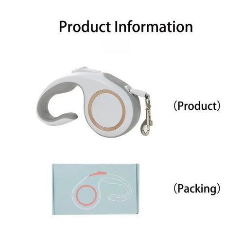  Ultimate Freedom & Control: Retractable Pet Leash for Dogs cashymart