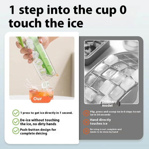  Ultimate Ice Cube Maker with Convenient Storage Box cashymart