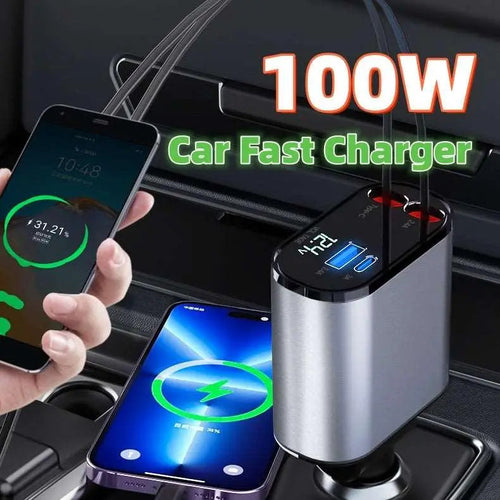  Ultra-Fast Car Charger: Power Up Your Devices on the Go! cashymart