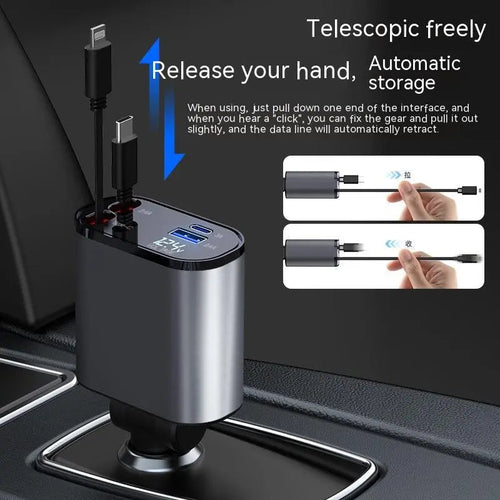  Ultra-Fast Car Charger: Power Up Your Devices on the Go! cashymart