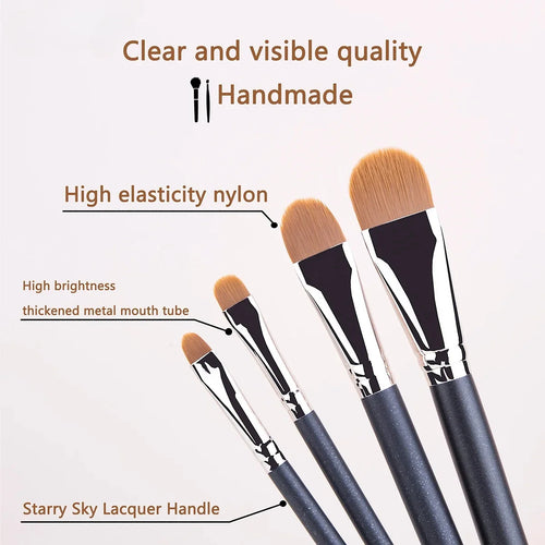  Ultra-Thin Foundation Concealer Brush Set cashymart