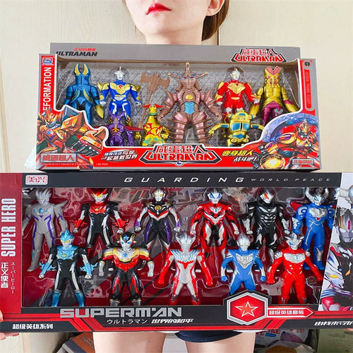  Ultraman Tiga Large Gift Box: Full Set Movable Doll cashymart