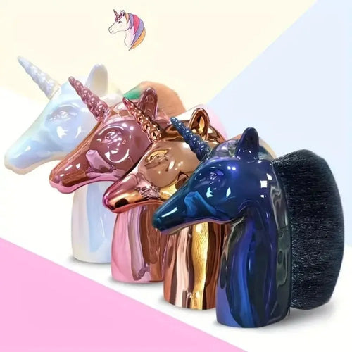  Unicorn Makeup Brush Nail Dust Remover Tool cashymart