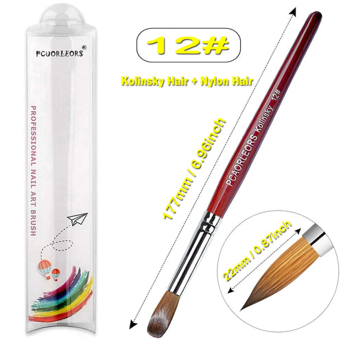  UsiDaer Kolinsky Nail Brush cashymart