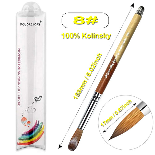  UsiDaer Kolinsky Nail Brush cashymart