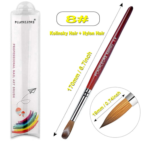  UsiDaer Kolinsky Nail Brush cashymart