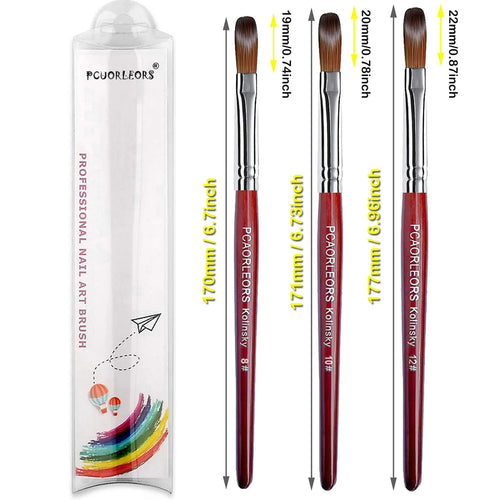  UsiDaer Kolinsky Nail Brush cashymart